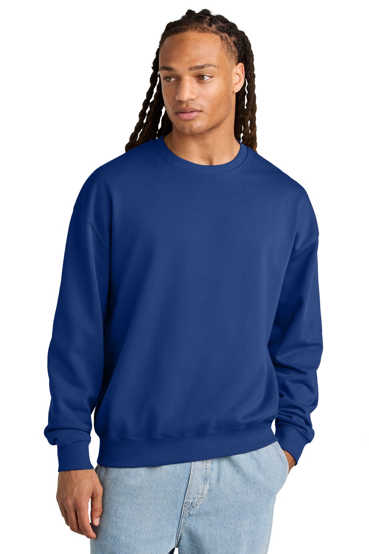 Custom Embroidered Stanley/Stella Sweatshirts/Fleece in Worker Blue