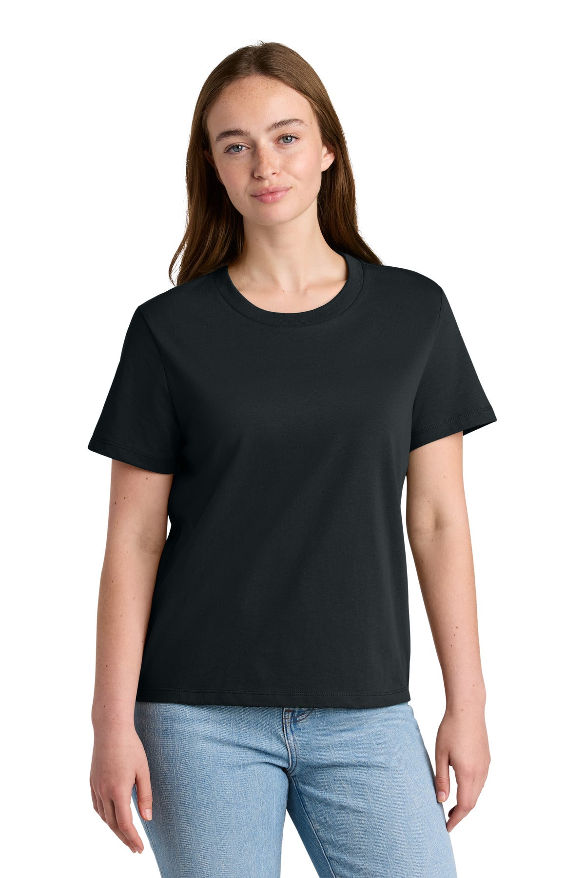 Custom Embroidered Stanley/Stella T-Shirts  in Black