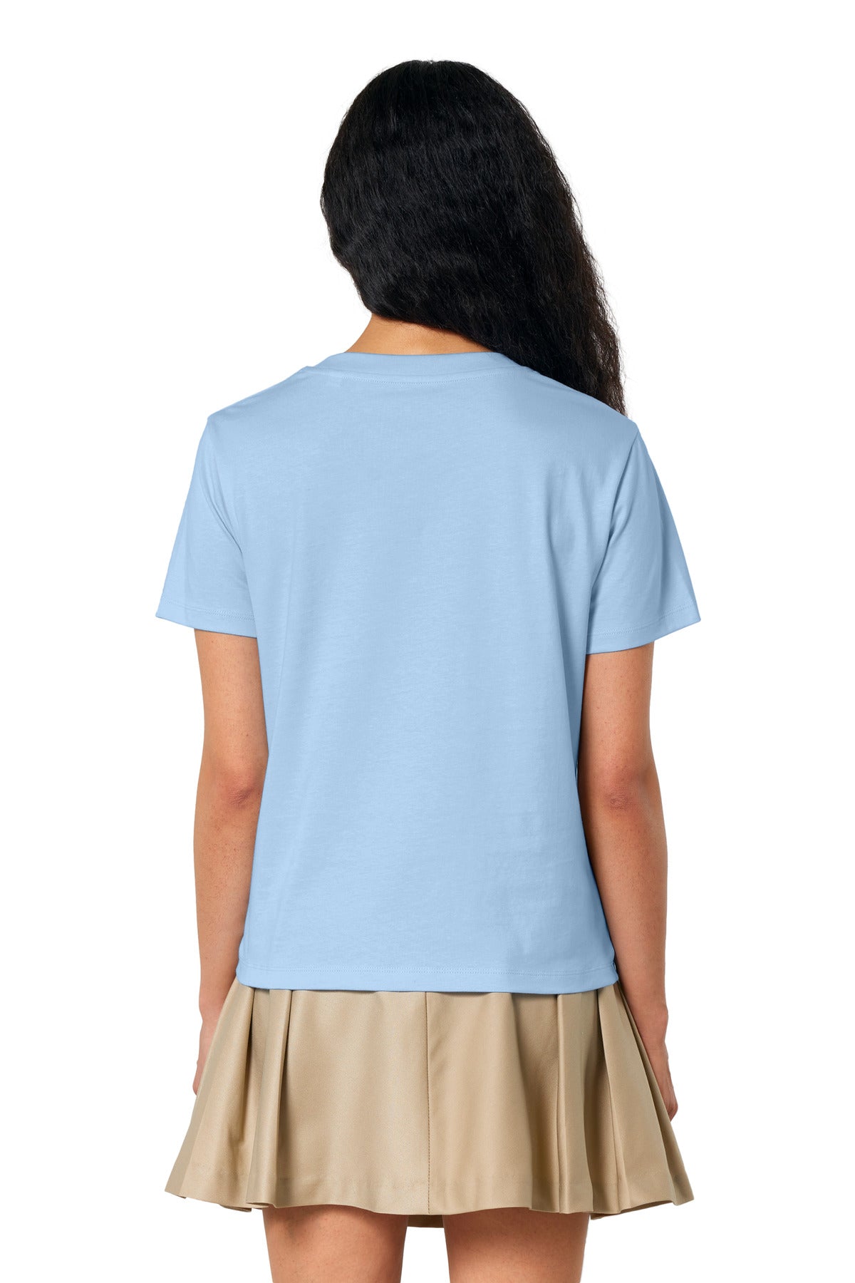 Custom Embroidered Stanley/Stella Women's Stella Muser Tee SXW002,Blue Soul