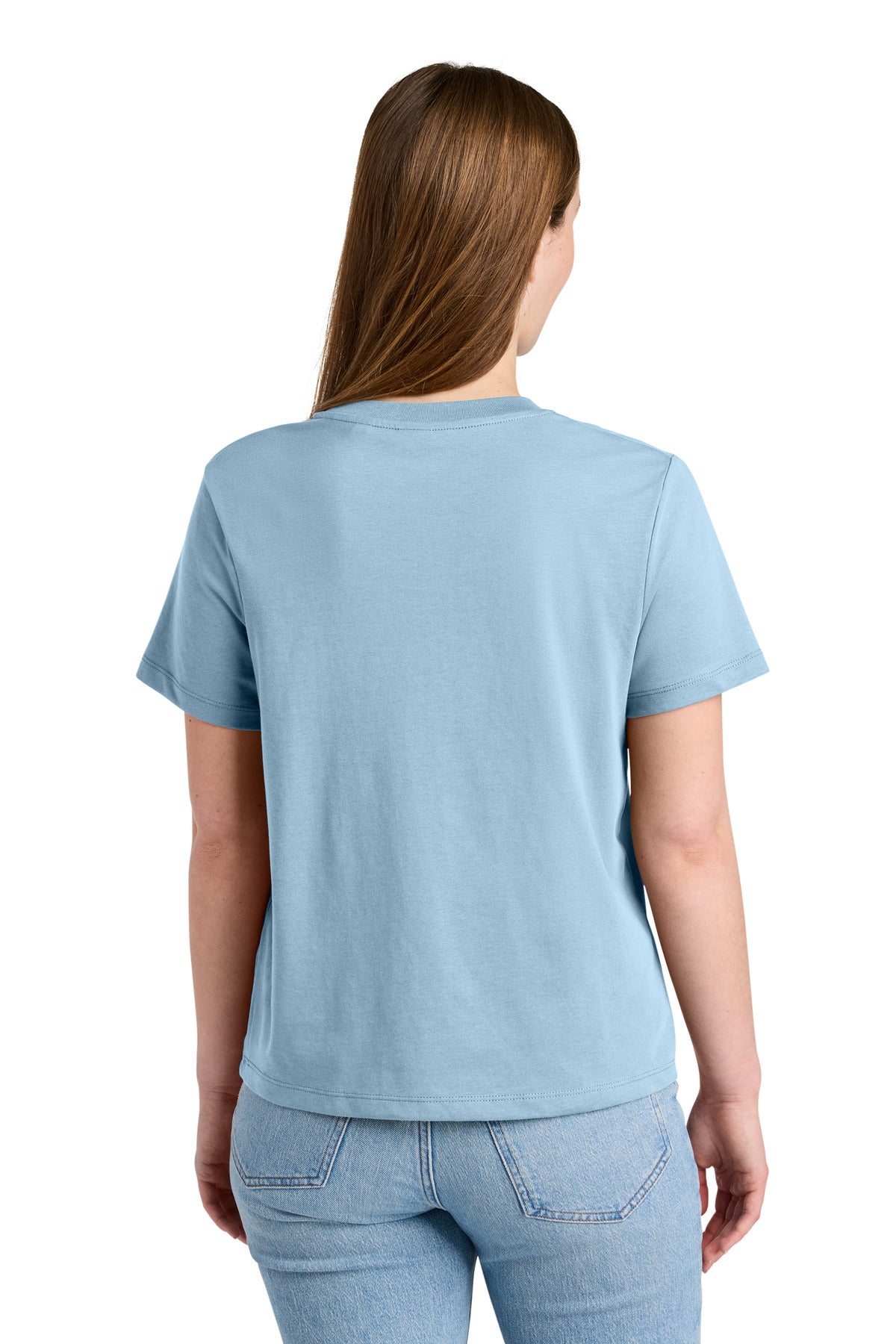 Custom Embroidered Stanley/Stella T-Shirts  in Blue Soul