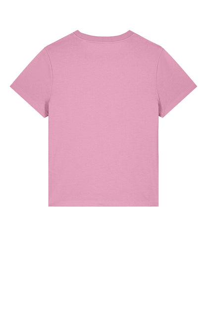 Custom Embroidered Stanley/Stella T-Shirts  in Bubble Pink