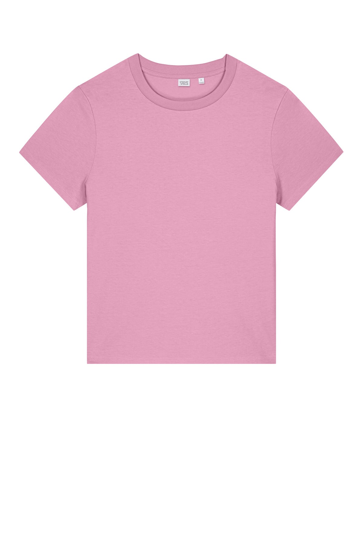 Custom Embroidered Stanley/Stella T-Shirts  in Bubble Pink
