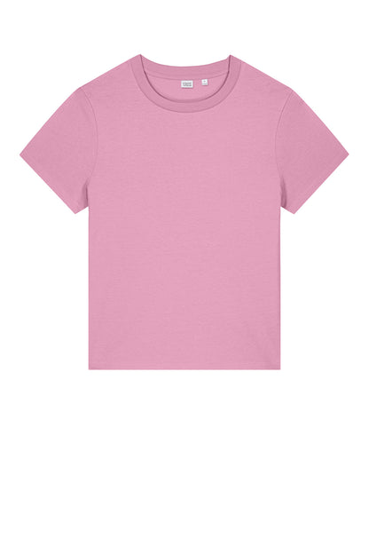 Custom Embroidered Stanley/Stella T-Shirts  in Bubble Pink