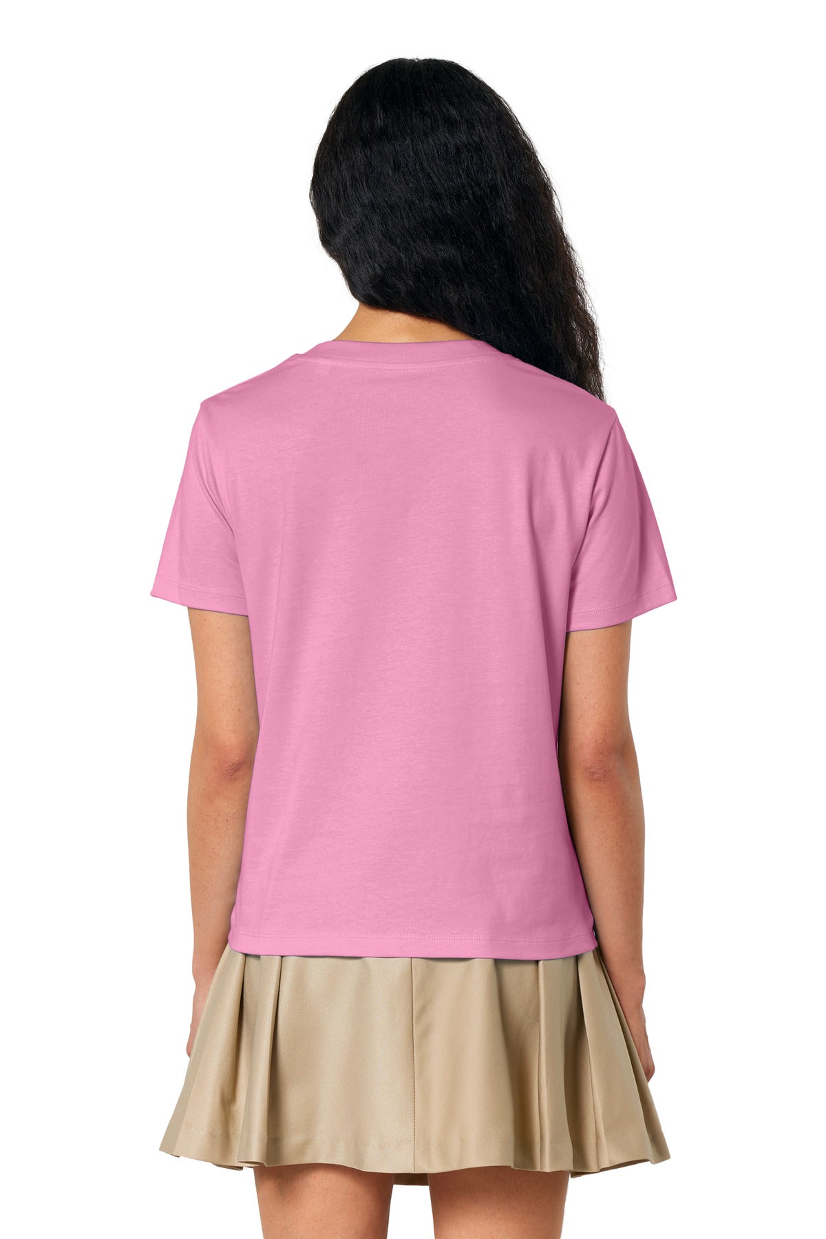 Custom Embroidered Stanley/Stella Women's Stella Muser Tee SXW002,Bubble Pink