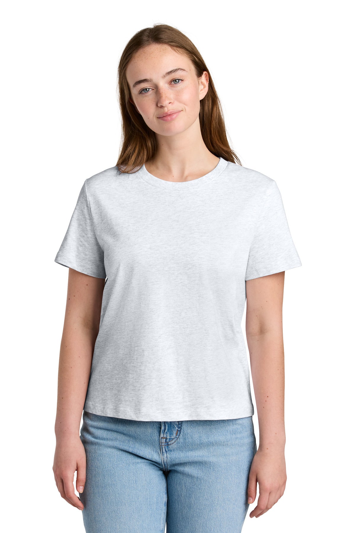 Custom Embroidered Stanley/Stella T-Shirts  in Cool Heather Grey