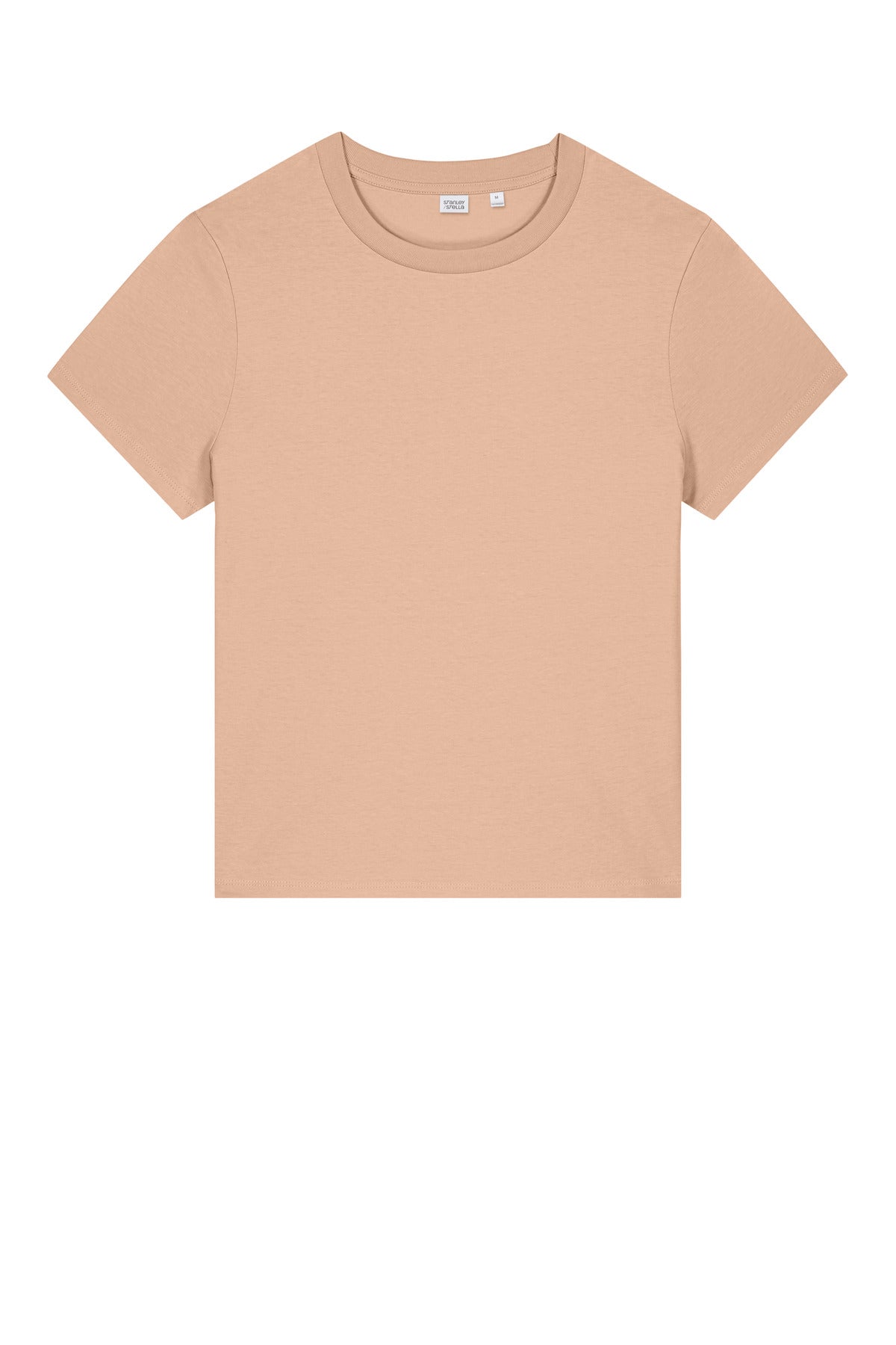 Custom Embroidered Stanley/Stella T-Shirts  in Fresh Peach