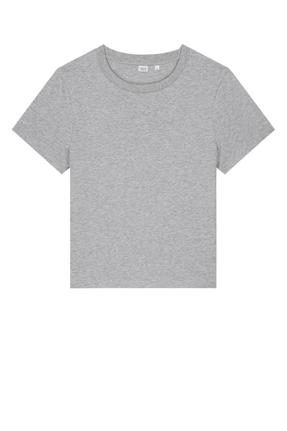 Custom Embroidered Stanley/Stella T-Shirts  in Heather Grey