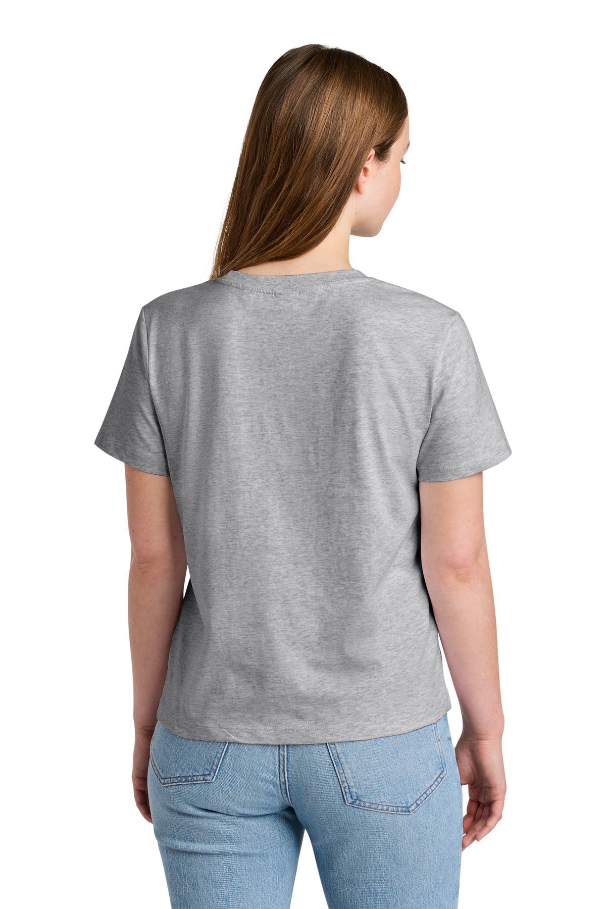 Custom Embroidered Stanley/Stella T-Shirts  in Heather Grey