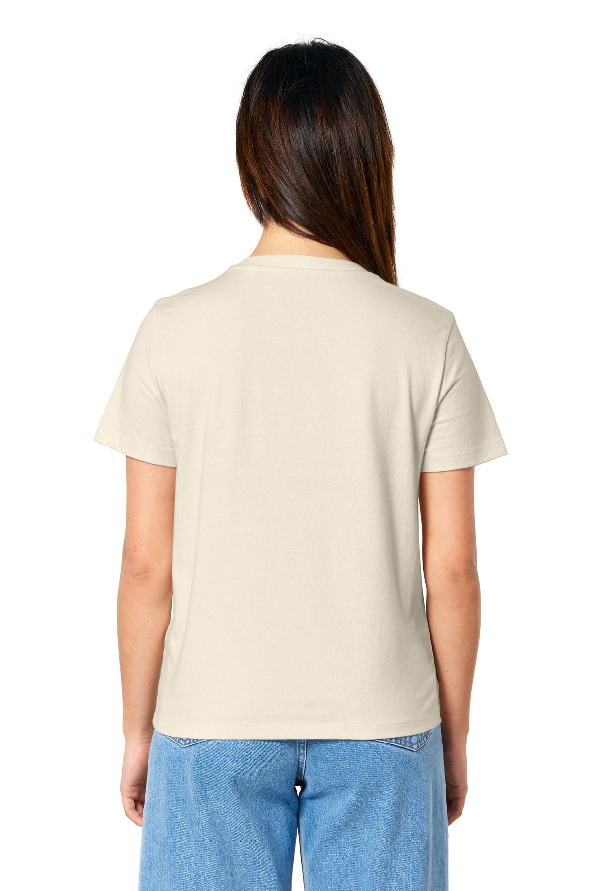 Custom Embroidered Stanley/Stella Women's Stella Muser Tee SXW002,Natural Raw