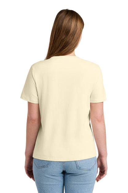 Custom Embroidered Stanley/Stella T-Shirts  in Natural Raw