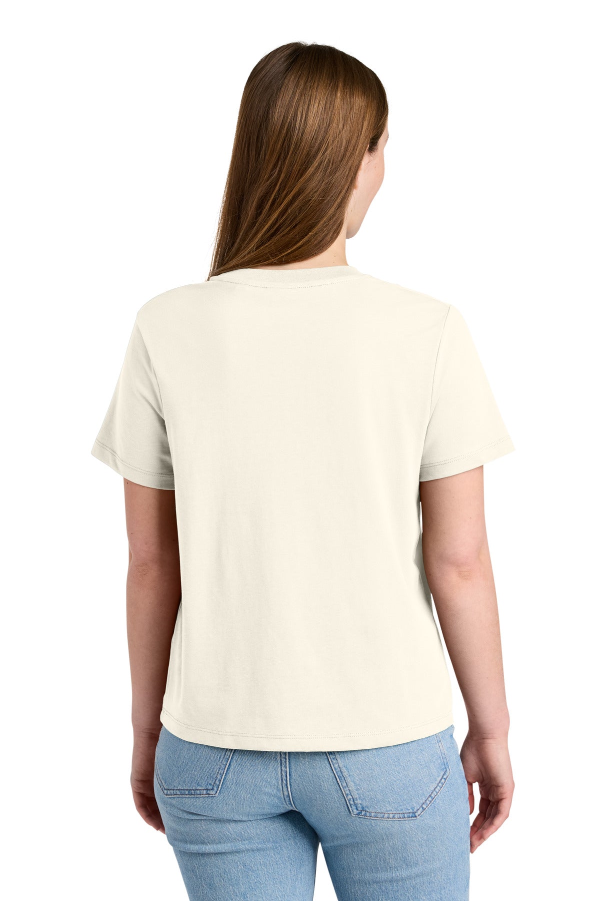 Custom Embroidered Stanley/Stella T-Shirts  in Off White