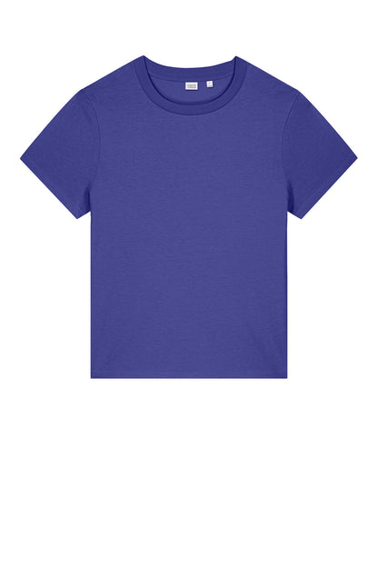 Custom Embroidered Stanley/Stella T-Shirts  in Purple Love