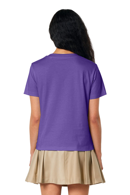Custom Embroidered Stanley/Stella Women's Stella Muser Tee SXW002,Purple Love