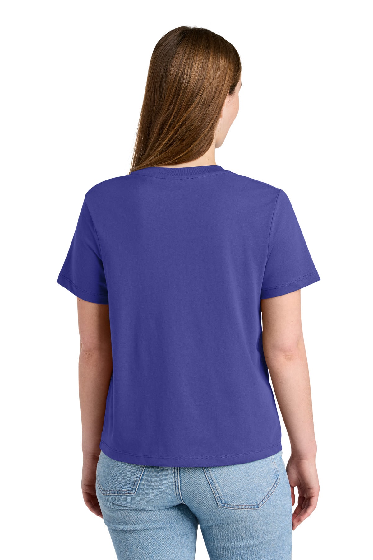 Custom Embroidered Stanley/Stella T-Shirts  in Purple Love