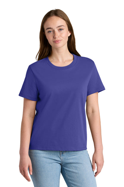 Custom Embroidered Stanley/Stella T-Shirts  in Purple Love