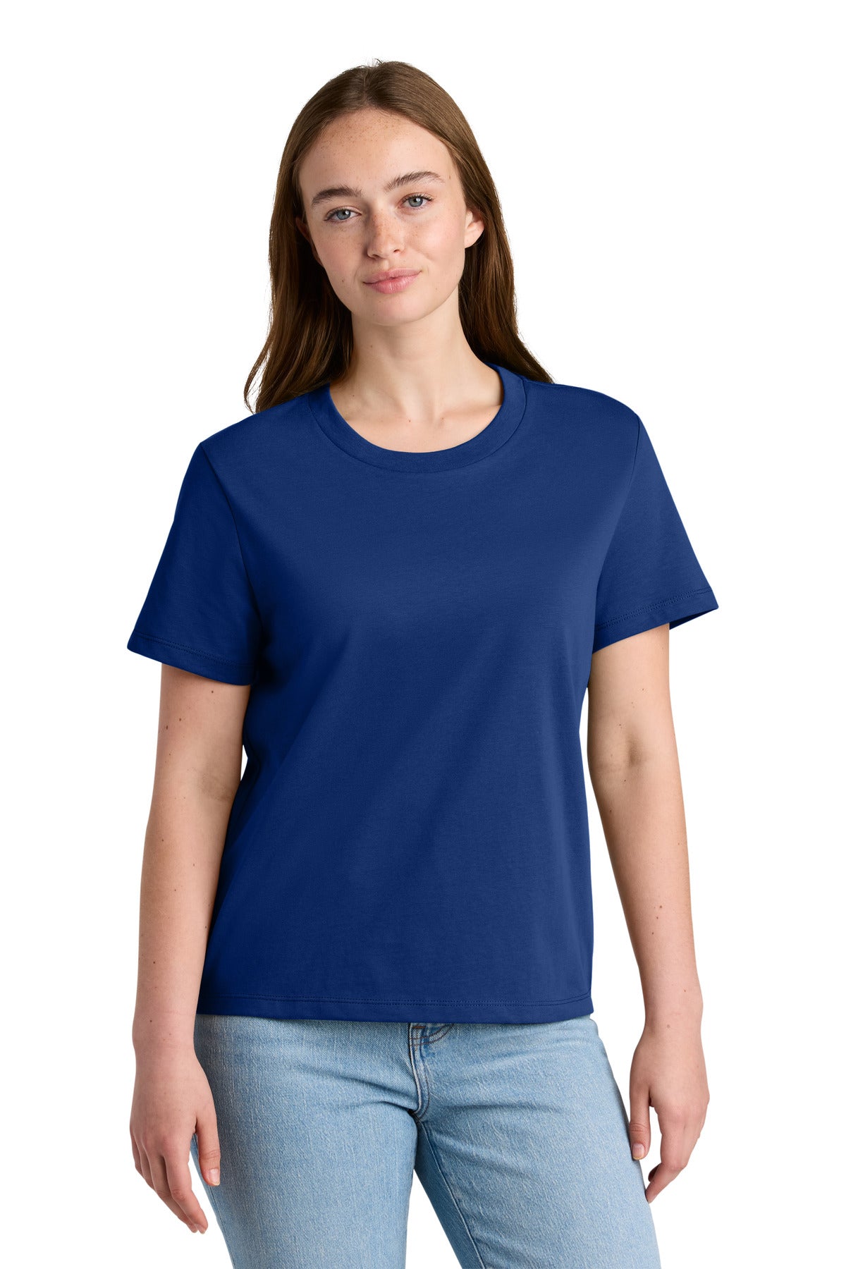 Custom Embroidered Stanley/Stella T-Shirts  in Worker Blue