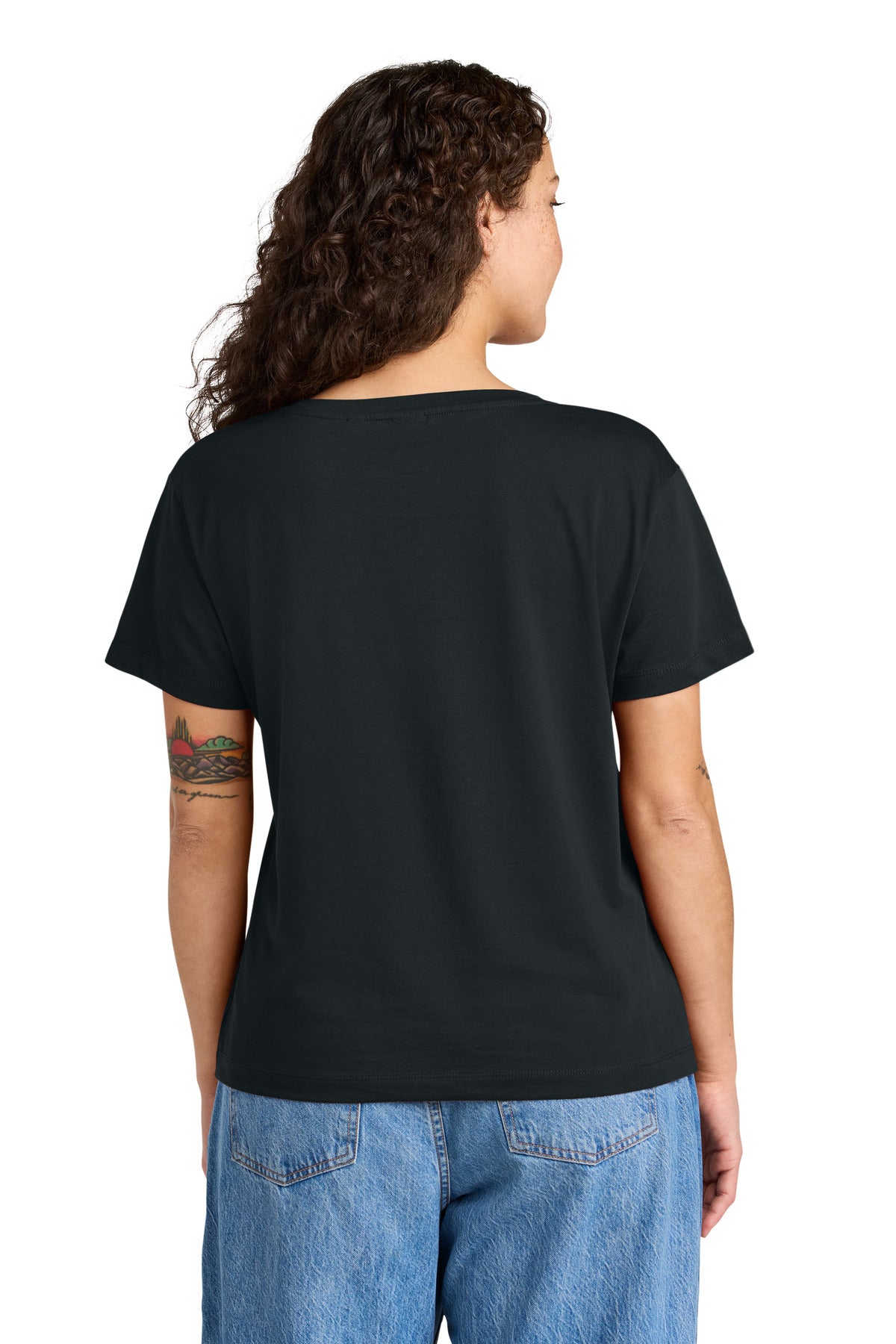Custom Embroidered Stanley/Stella T-Shirts  in Black