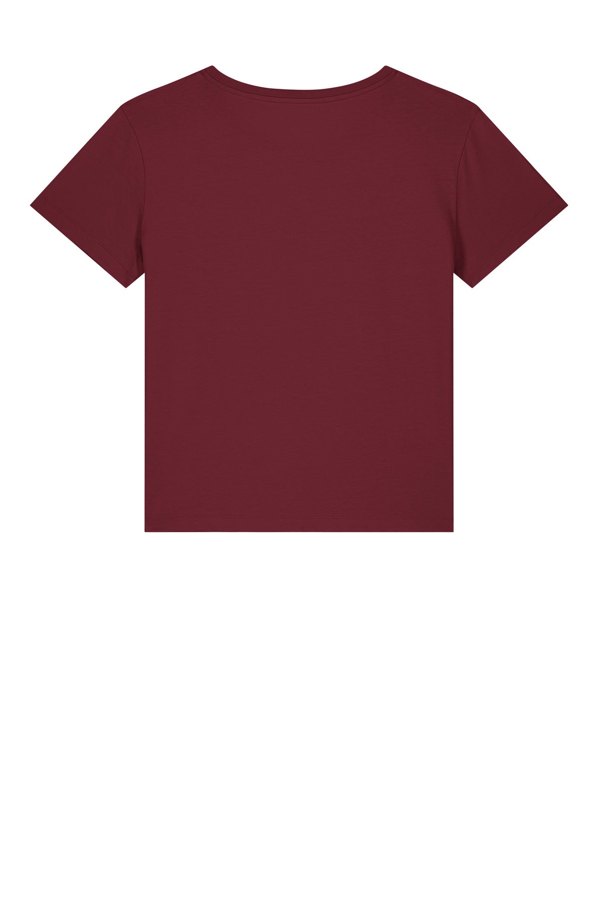 Custom Embroidered Stanley/Stella T-Shirts  in Burgundy