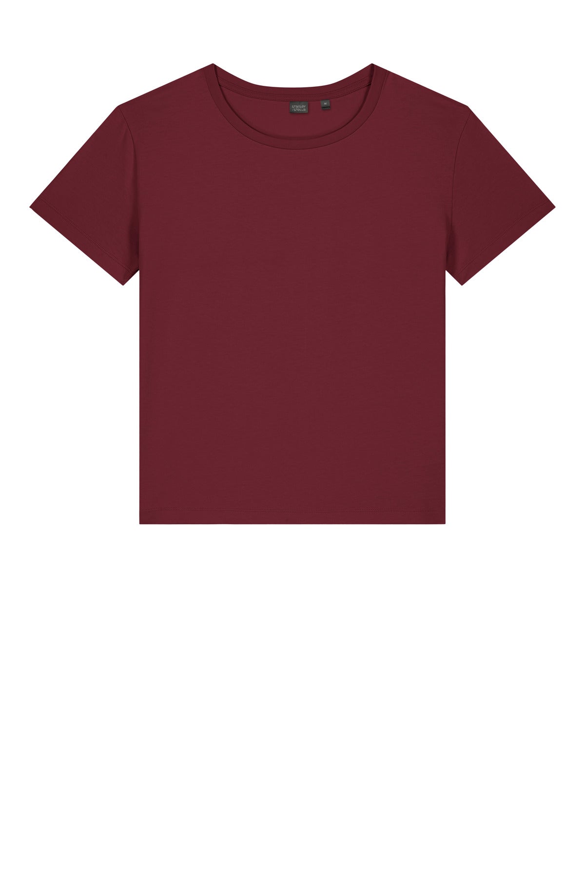 Custom Embroidered Stanley/Stella T-Shirts  in Burgundy