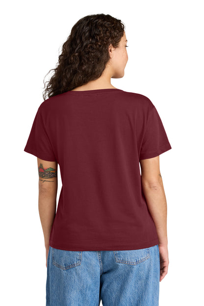 Custom Embroidered Stanley/Stella T-Shirts  in Burgundy