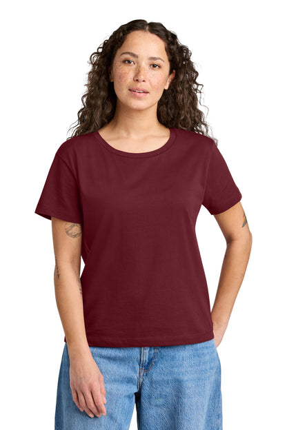 Custom Embroidered Stanley/Stella T-Shirts  in Burgundy