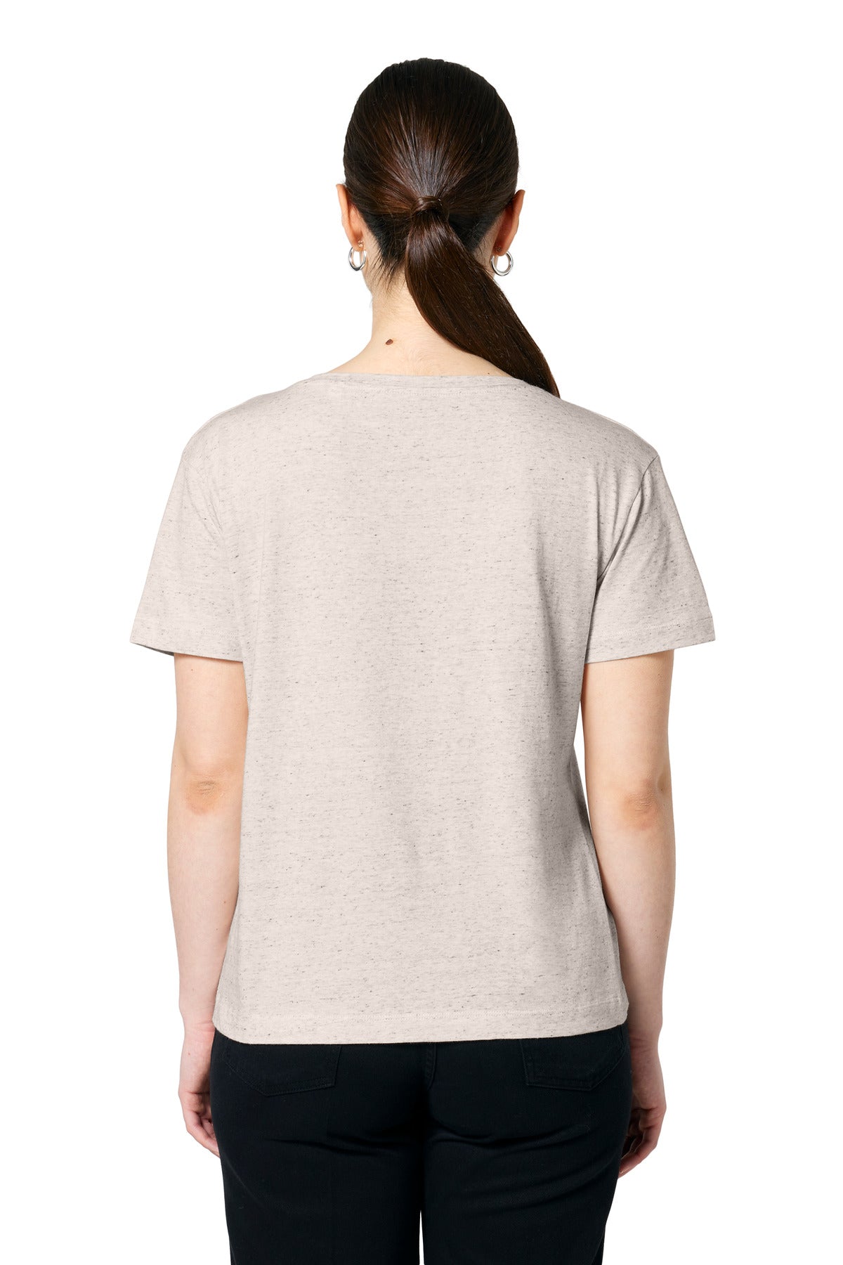 Custom Embroidered Stanley/Stella Women's Stella Serena Scoop Neck Tee SXW008,Eco Heather