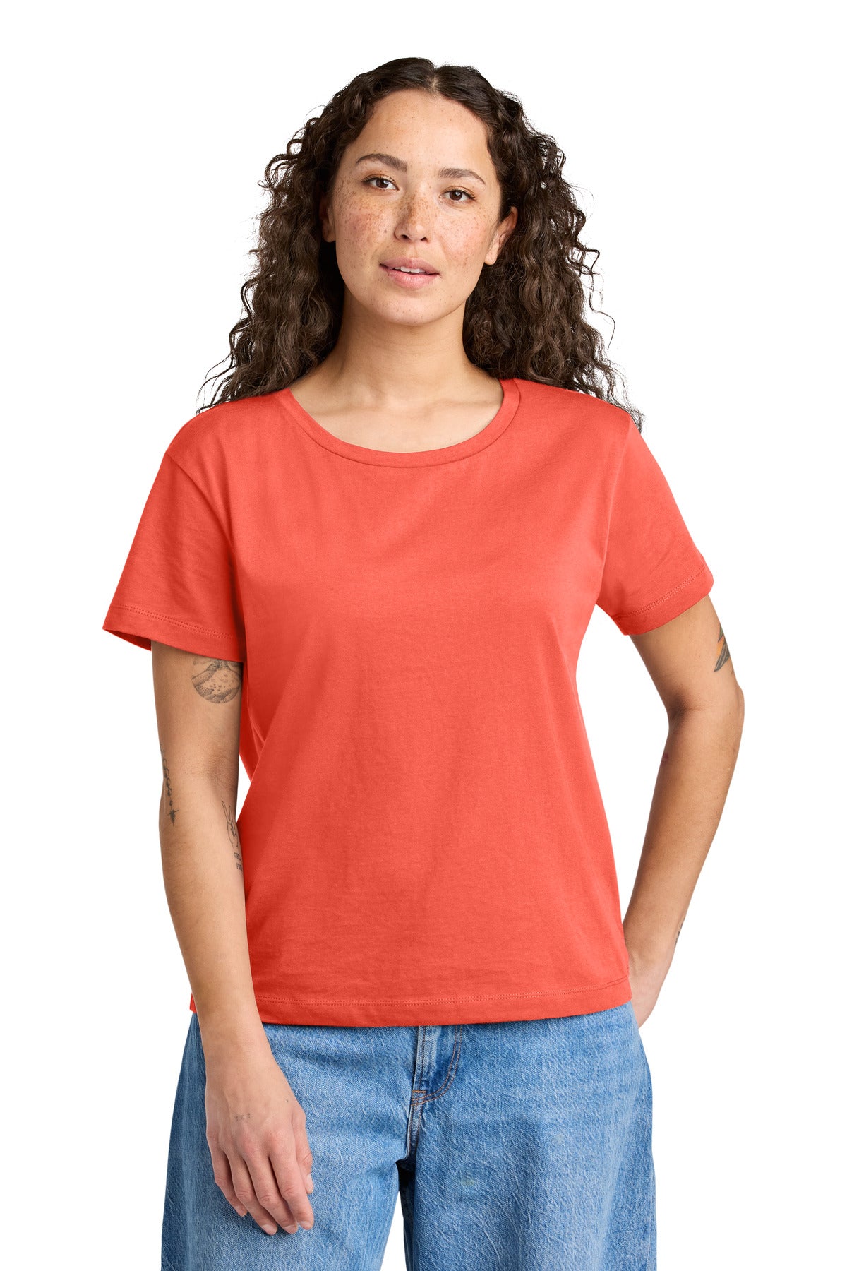 Custom Embroidered Stanley/Stella T-Shirts  in Fiesta