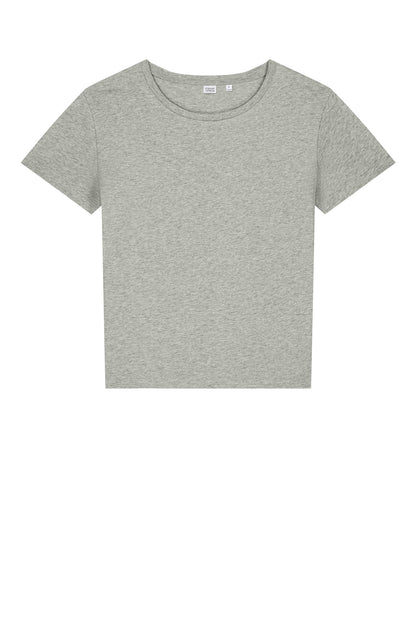 Custom Embroidered Stanley/Stella T-Shirts  in Heather Grey
