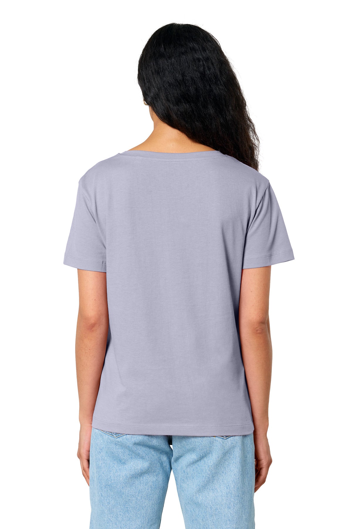 Custom Embroidered Stanley/Stella Women's Stella Serena Scoop Neck Tee SXW008,Lavender