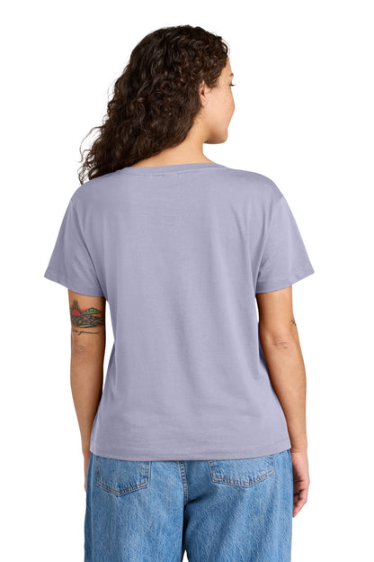 Custom Embroidered Stanley/Stella T-Shirts  in Lavender