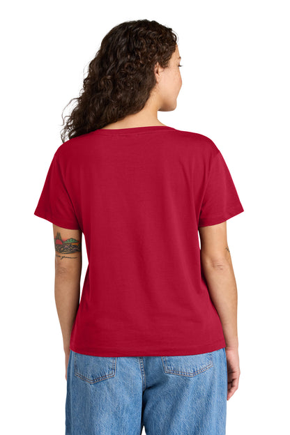Custom Embroidered Stanley/Stella T-Shirts  in Red