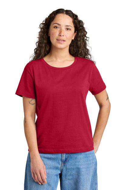 Custom Embroidered Stanley/Stella T-Shirts  in Red