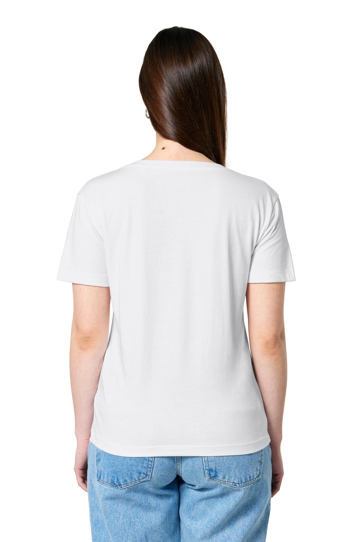 Custom Embroidered Stanley/Stella Women's Stella Serena Scoop Neck Tee SXW008,White