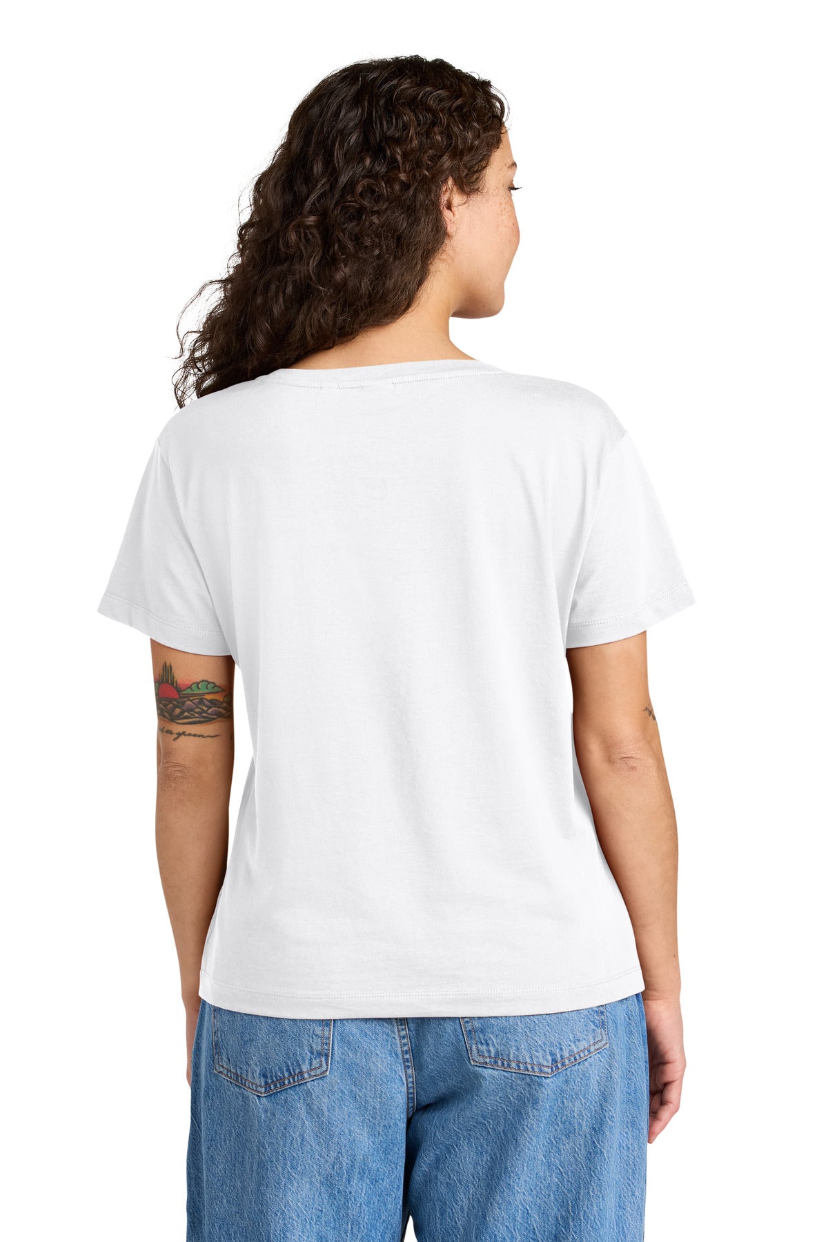 Custom Embroidered Stanley/Stella T-Shirts  in White