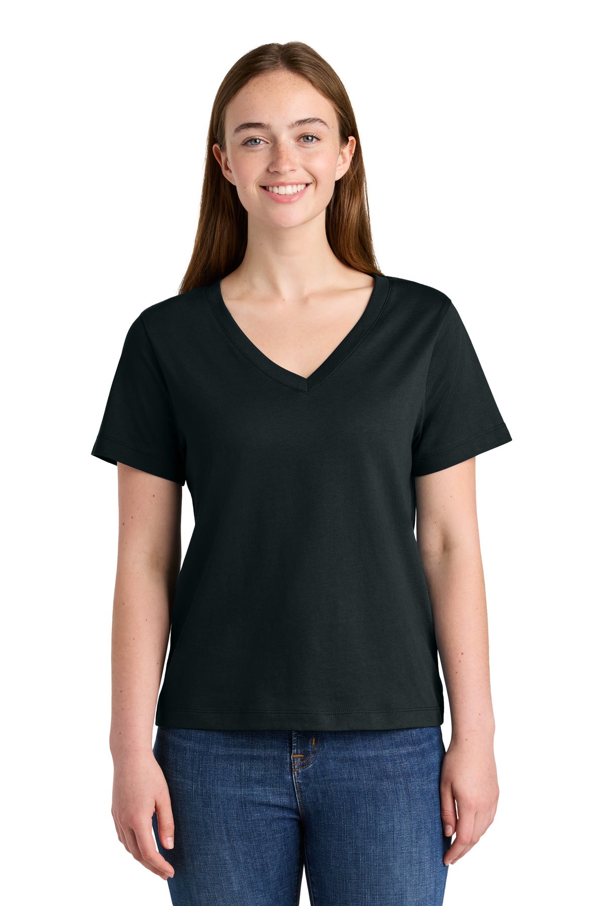 Custom Embroidered Stanley/Stella T-Shirts  in Black