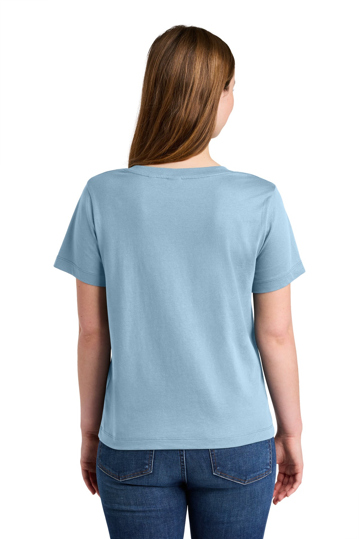 Custom Embroidered Stanley/Stella T-Shirts  in Blue Soul