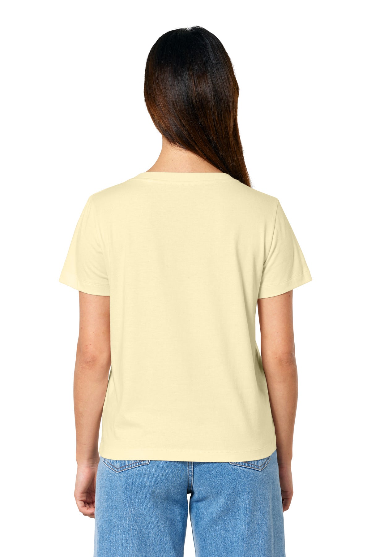 Custom Embroidered Stanley/Stella Women's Stella Isla V-Neck Tee SXW032,Butter