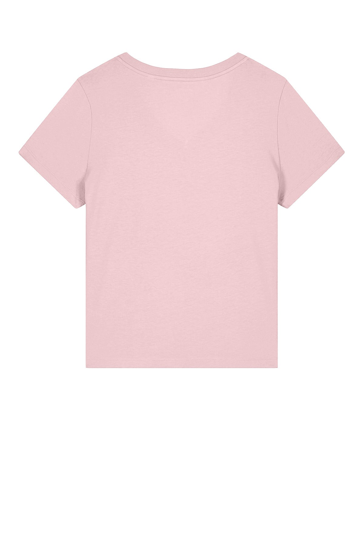 Custom Embroidered Stanley/Stella T-Shirts  in Cotton Pink