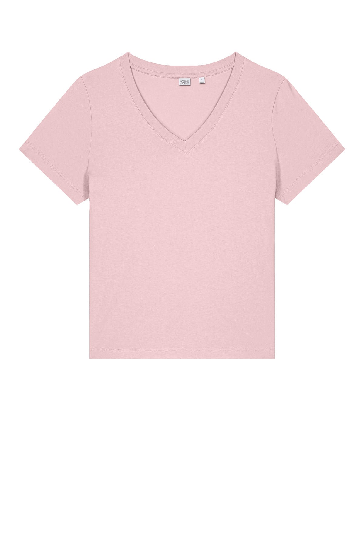 Custom Embroidered Stanley/Stella T-Shirts  in Cotton Pink