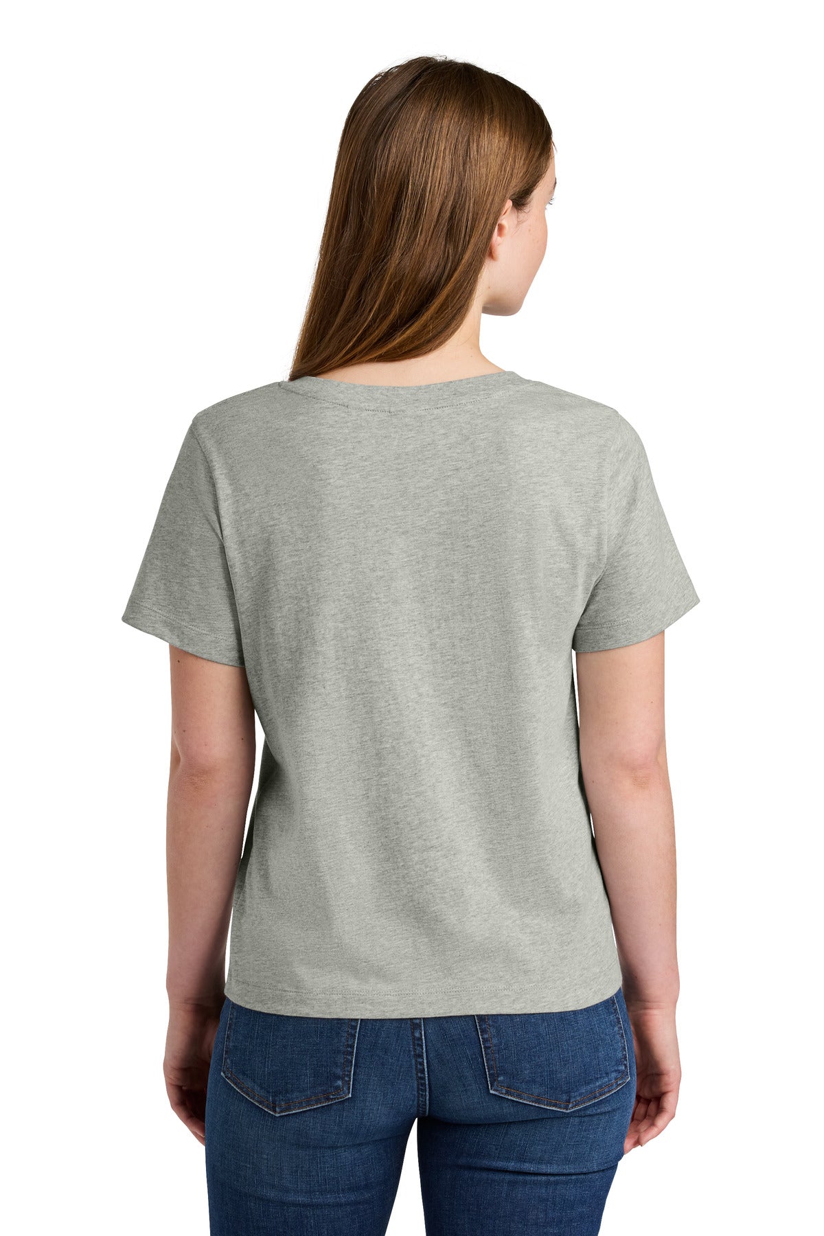Custom Embroidered Stanley/Stella T-Shirts  in Heather Grey