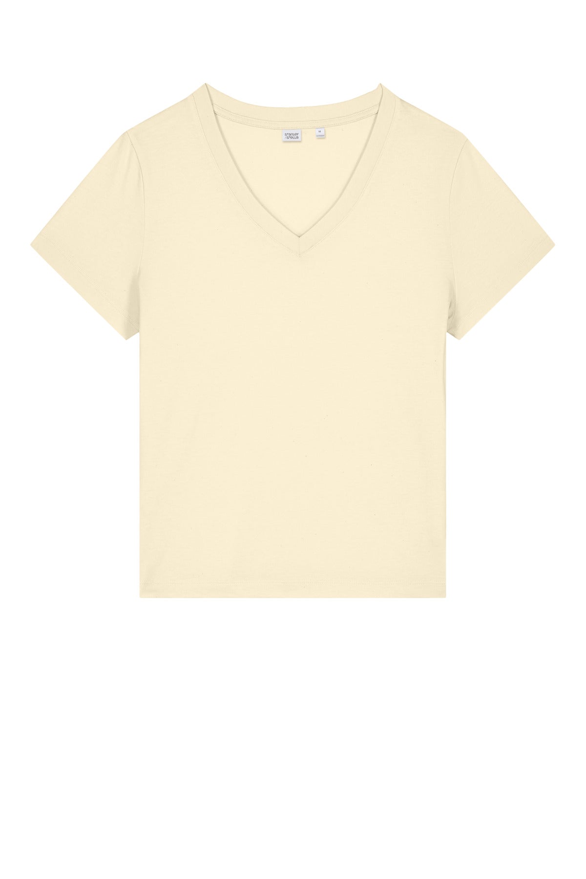 Custom Embroidered Stanley/Stella T-Shirts  in Natural Raw