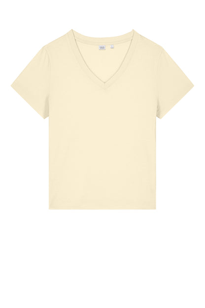 Custom Embroidered Stanley/Stella T-Shirts  in Natural Raw