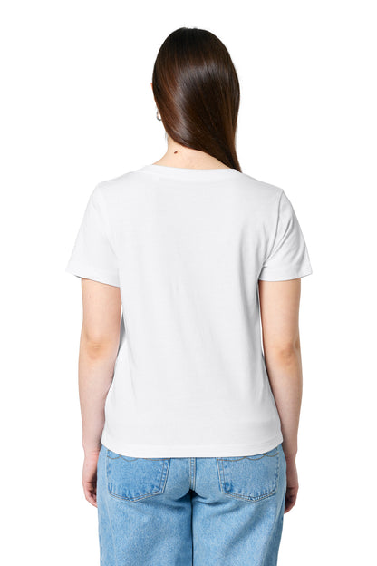 Custom Embroidered Stanley/Stella Women's Stella Isla V-Neck Tee SXW032,White