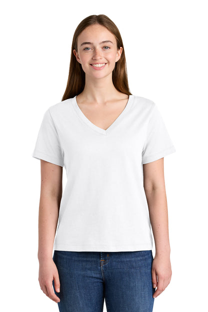 Custom Embroidered Stanley/Stella T-Shirts  in White