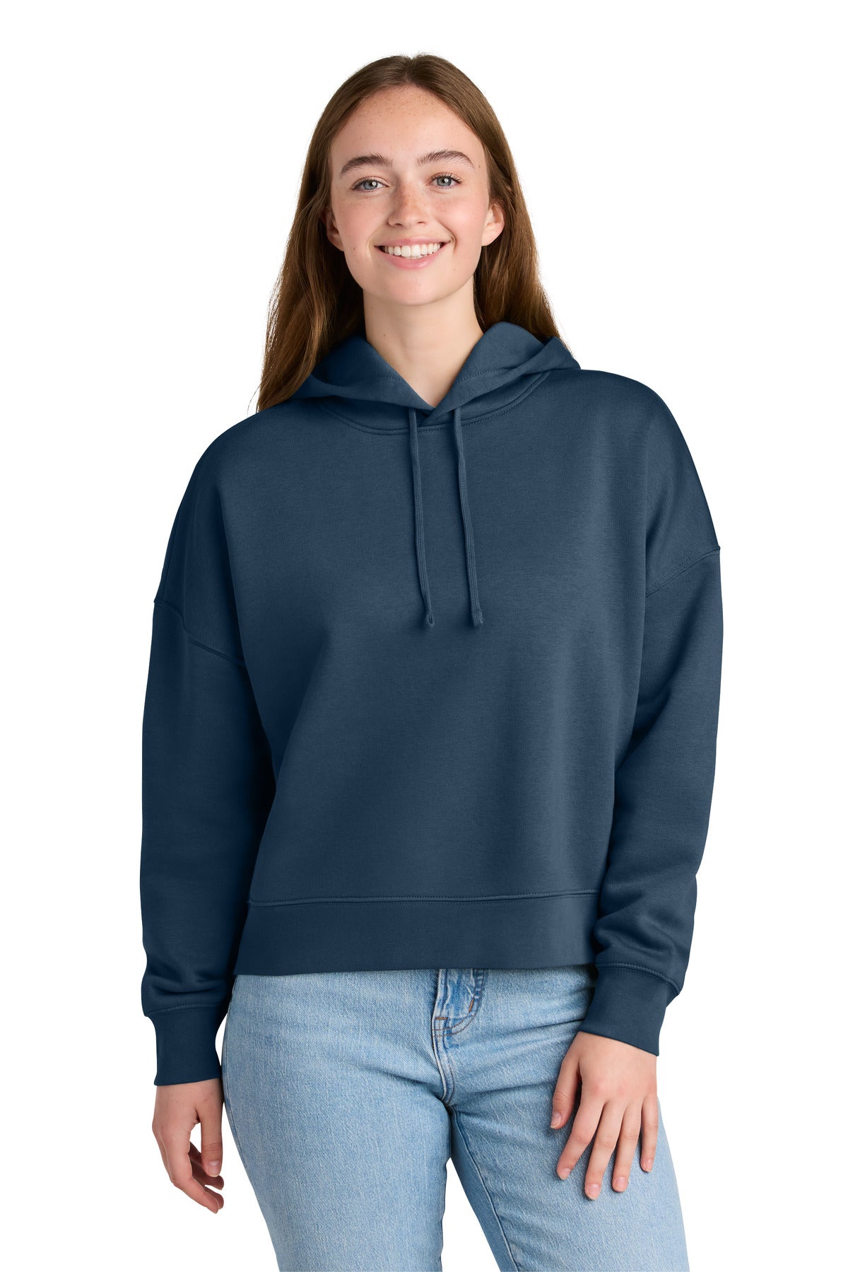 Custom Embroidered Stanley/Stella Sweatshirts/Fleece in Deep Teal