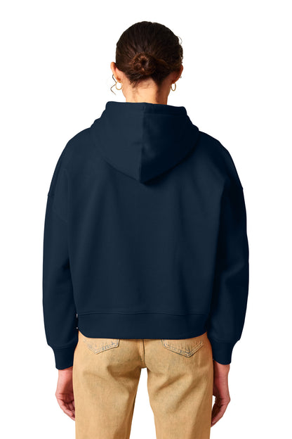 Custom Embroidered Stanley/Stella Women's Stella Nora Hooded Sweatshirt SXW035,French Navy