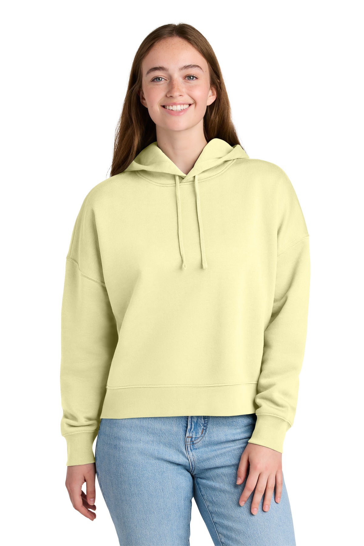 Custom Embroidered Stanley/Stella Sweatshirts/Fleece in Lemon Sorbet