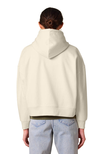 Custom Embroidered Stanley/Stella Women's Stella Nora Hooded Sweatshirt SXW035,Natural Raw