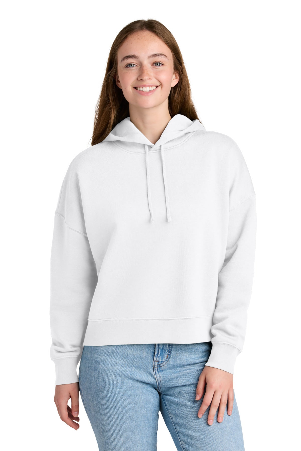 Custom Embroidered Stanley/Stella Sweatshirts/Fleece in White