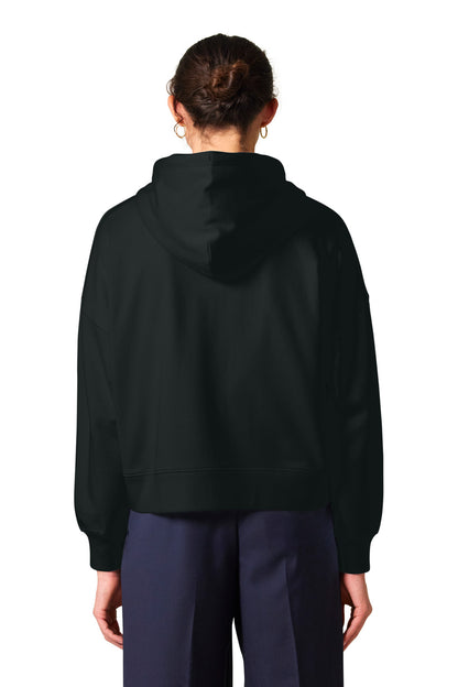 Custom Embroidered Stanley/Stella Women's Stella Ida Full-Zip Hooded Sweatshirt SXW037,Black